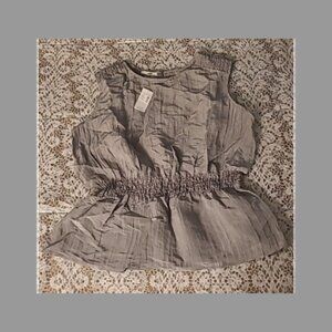 NWT Maurices Women’s Grey Polyester/nylon Casual Open Stretch Size L Blouse